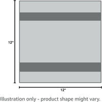 - All-Purpose Microfiber Terry Cleaning Towels - Commercial Grade, Highly Absorbent, Lint-Free, Streak-Free, Kitchens, Bathrooms, Offices, 300Gsm, 12In X 12In, Grey (12-Pack)